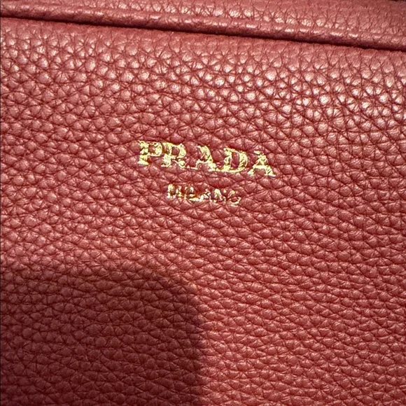 Prada Maroon Leather Crossbody Bag - Picture 4 of 7